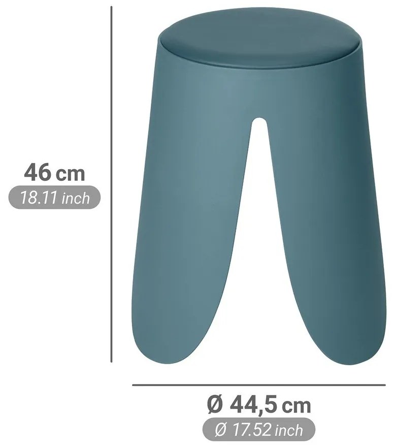 Scaun petrol stivuibil din plastic Comiso – Wenko