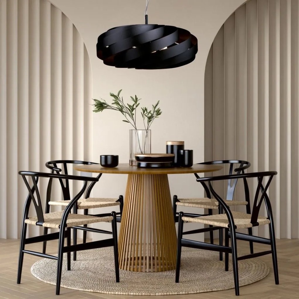 Pendul design modern Vento negru