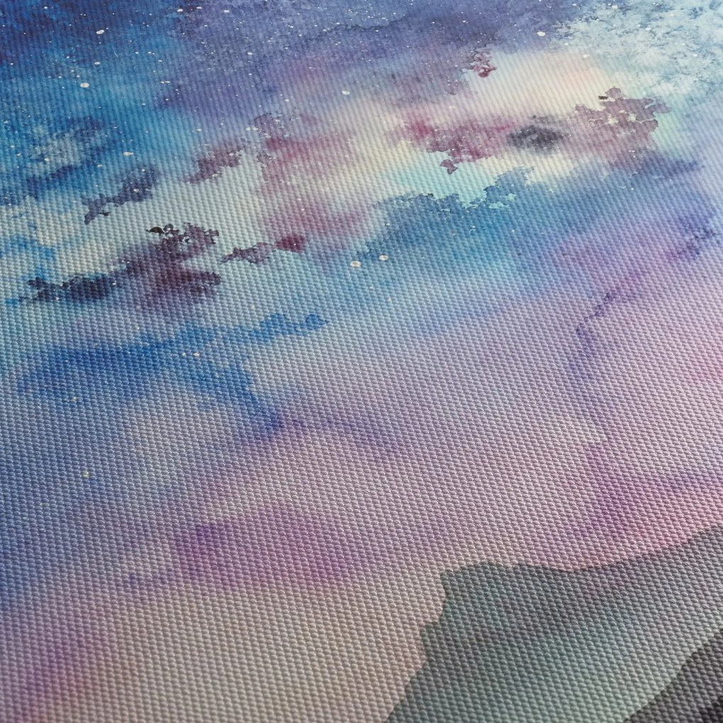 Tablou - Calea lactee, aquarel (70x50 cm)