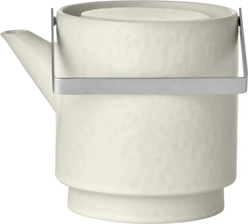 Ceainic crem cu filtru din gresie ceramică 1 l Makoto – Blomus