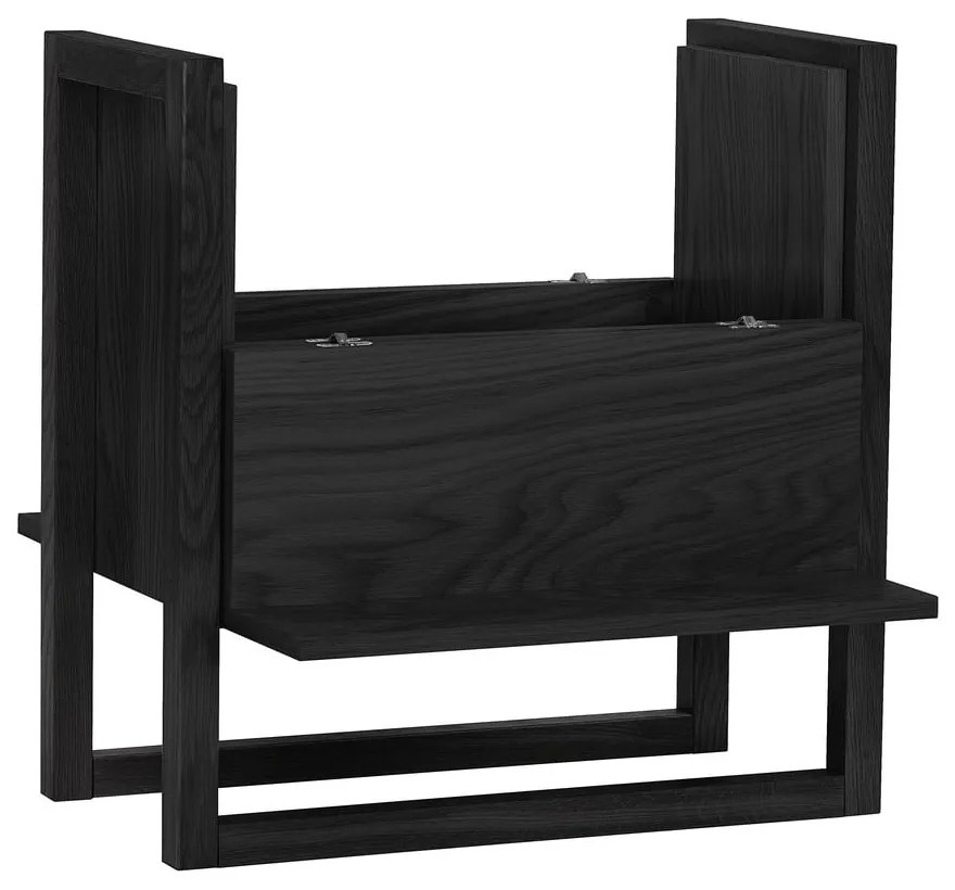 Dulap pentru vinuri din stejar negru 59x60 cm NewEst - Woodman