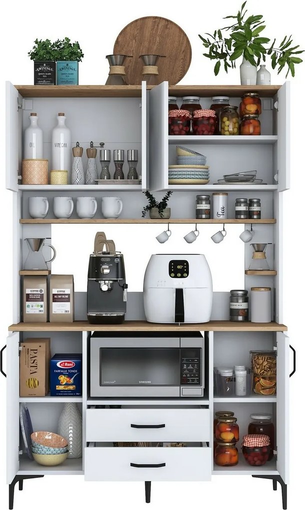 Dulap Jedy Walnut and White