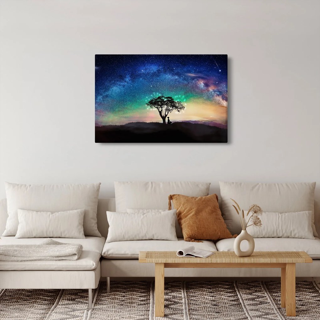 Tablou - Relaxare sub stele (90x60 cm)