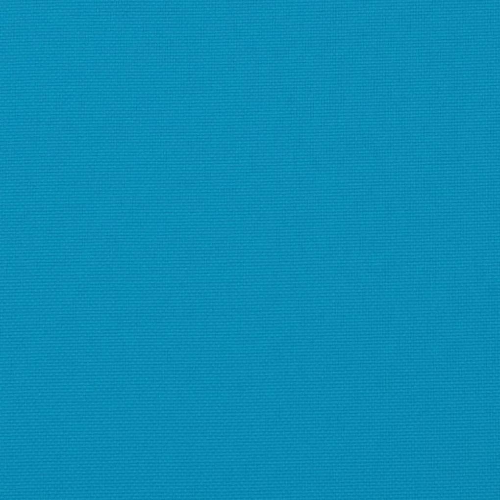 Perne scaun de gradina, 6 buc., albastru, 40x40x3 cm, textil 6, Albastru, 40 x 40 x 3 cm