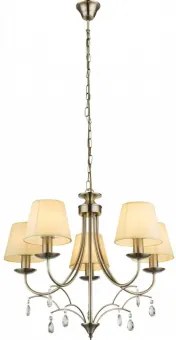 Lustra clasica 5 becuri E14 Genoveva 69026-5