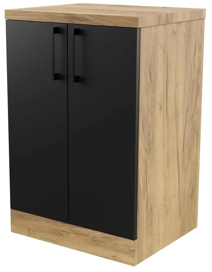 Dulap de baie Valiant (craft auriu + negru). 1092116