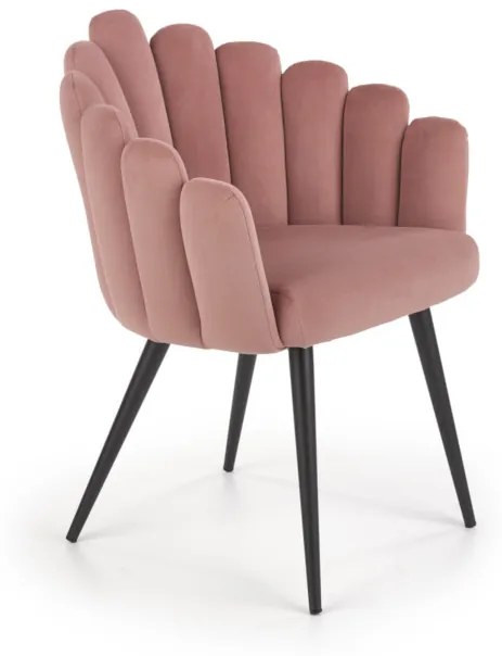 Supermobel Scaun K410, 65x85x62, velvet albastru
