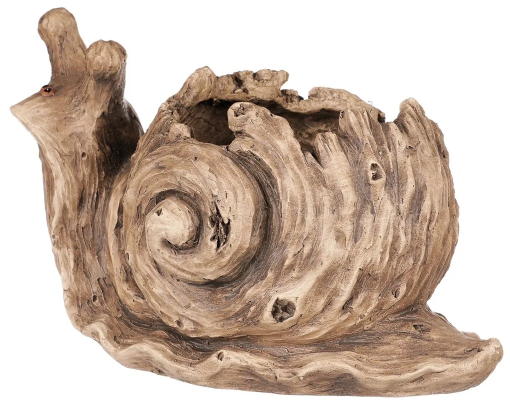 Mască de ghiveci Melc, 39 x 23 c 22 cm, Mgo,