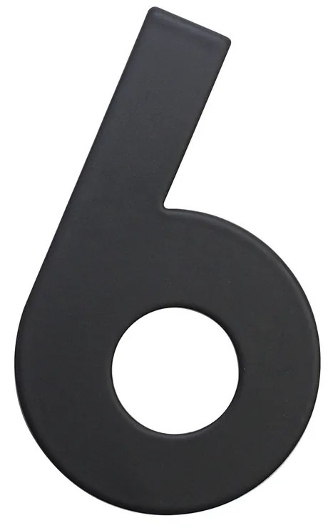 Numărul casei 6", RN.75L, negru"