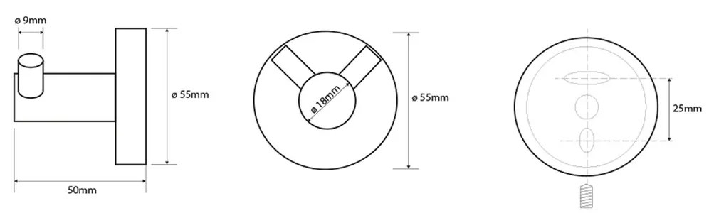 SAPHO XS200 X-Steel cârlig dublu, oțel inoxidabilșlefuit