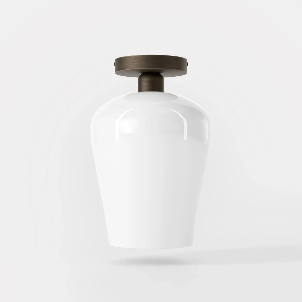 Plafoniera design italian din alama si sticla Talis