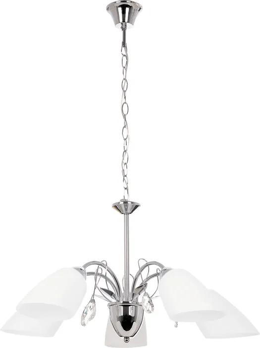 Rábalux Paulina 7185 Candelabre, Lustre crom metal E27 5x MAX 60W IP20