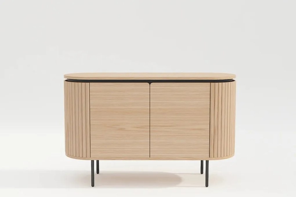 Comoda cu furnir de stejar ATELIER 120cm