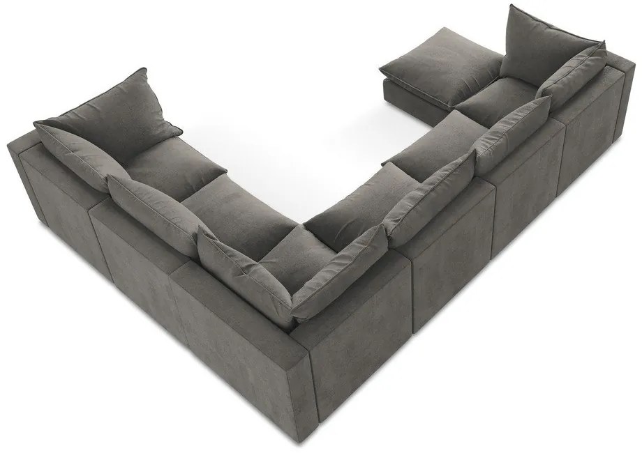 Colțar gri închis (cu colț pe partea dreaptă/în formă de "U") Manao – Makamii