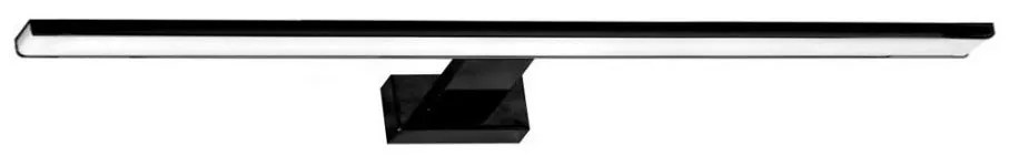 Aplică LED de perete pentru baie SHINE, 13,8 W, 230 V, 60 cm, IP44, neagră