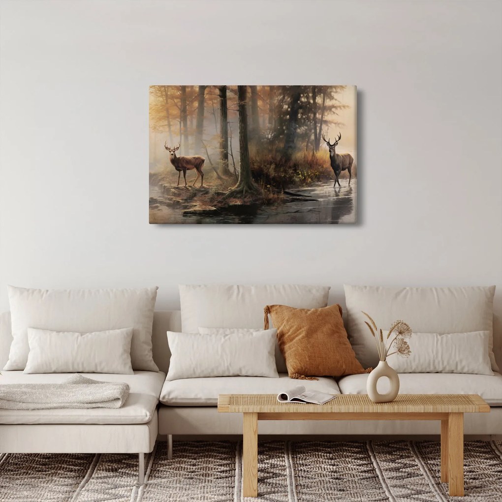 Tablou - Vintage pictura wildlife (90x60 cm)