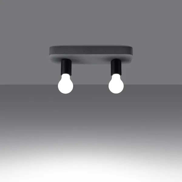 Spot Sollux SL.1157 TAVO 2xE27/15W/230V beton