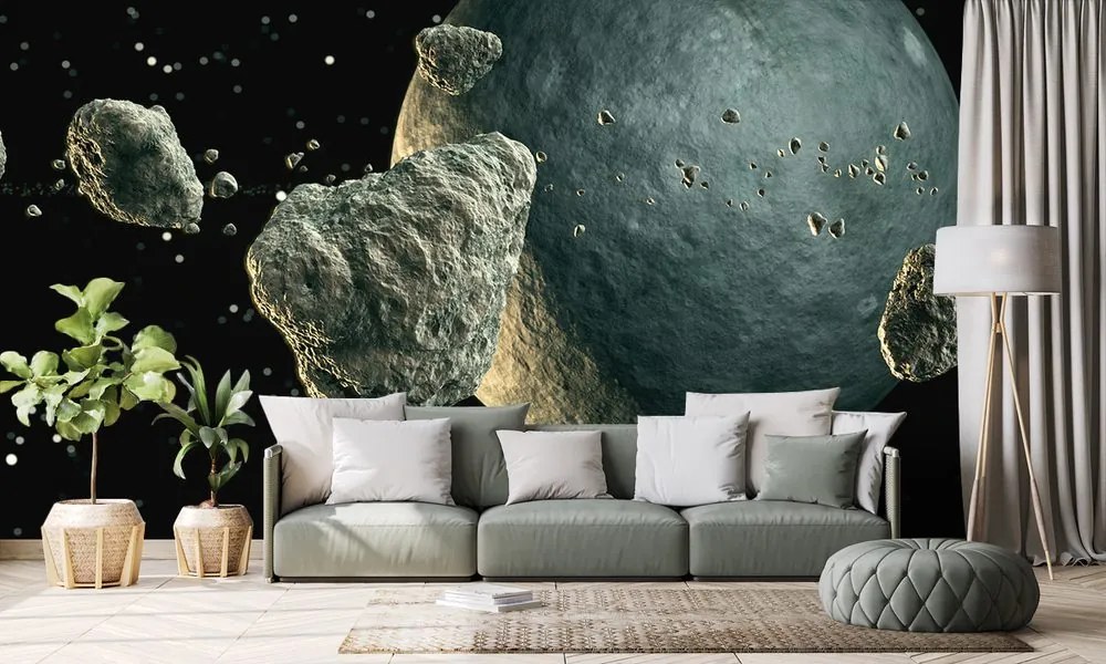 Tapet meteoriți în jurul planetei