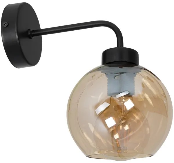 Sticlă de schimb universală SOFIA pentru E27, Ø 20 cm, bej fumat