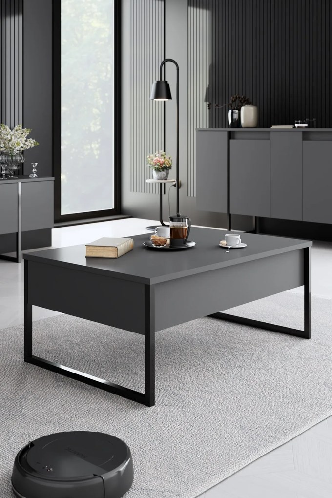 Mobilier living Luna (negru). 1073573
