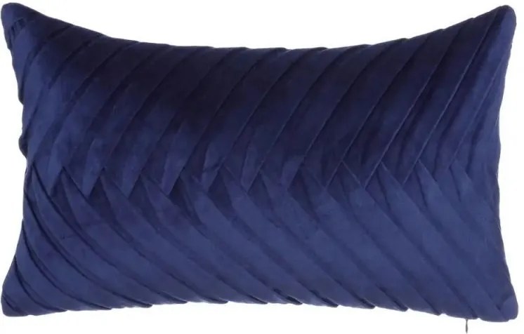 Perna albastra din catifea 50x30 cm Rell Ixia