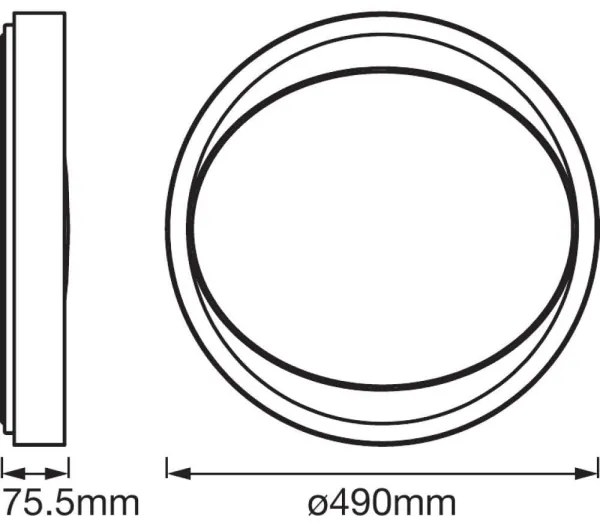 Ledvance - Lumină de plafon cu LED-uri Dimmer SMART + EYE LED/32W/230V Wi-Fi