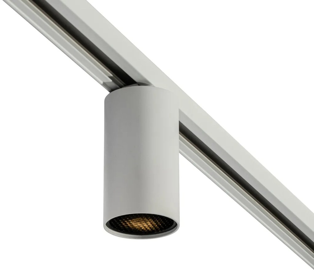 Spot modern alb pentru sistem cu șină monofazat GU10 50mm - Iconic Ruby Honey