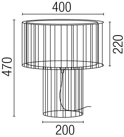 Veioza, lampa de masa Linda 29307