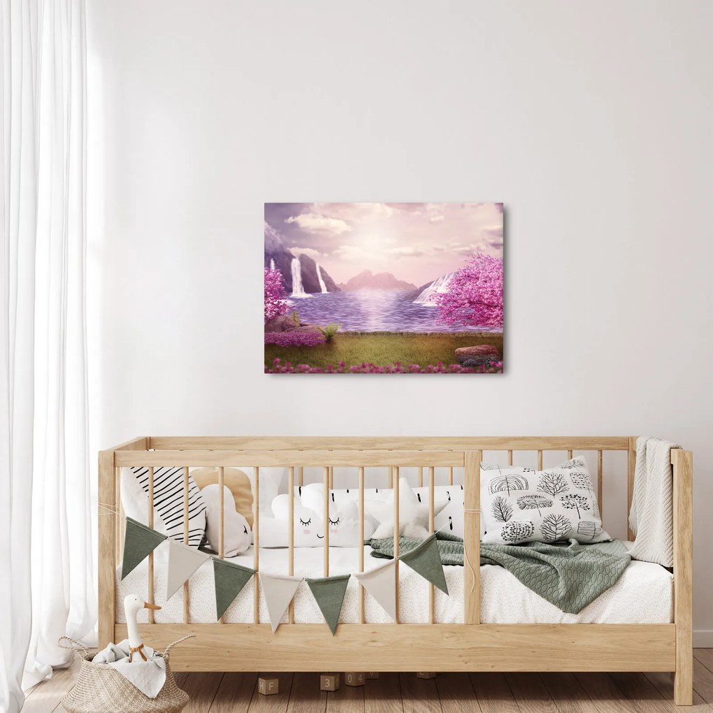 Tablou cu lac (70x50 cm)