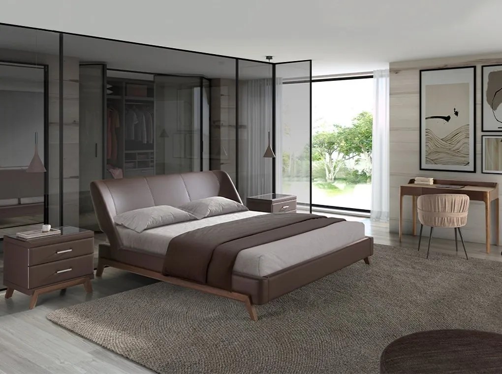 Noptiera eleganta design LUX Brown