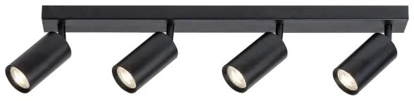 Spot de tavan SOLO 4xGU10/25W/230V negru Rabalux 2086
