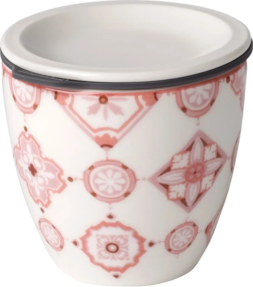 Bol cu farfuriuta capac Villeroy &amp; Boch To Go Dish S Rose