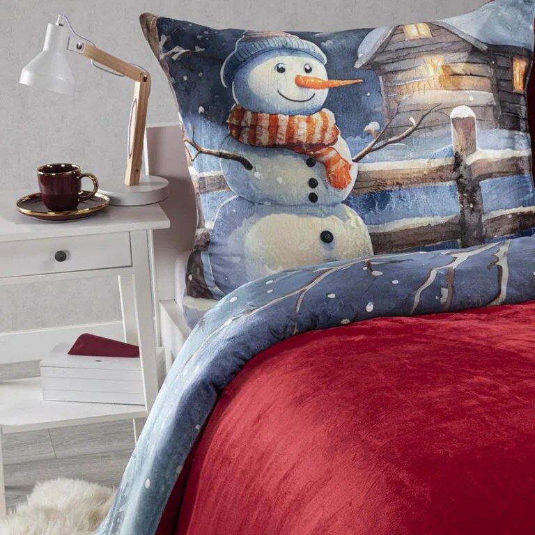 Lenjerie de pat din micropluş OM DE ZĂPADĂ