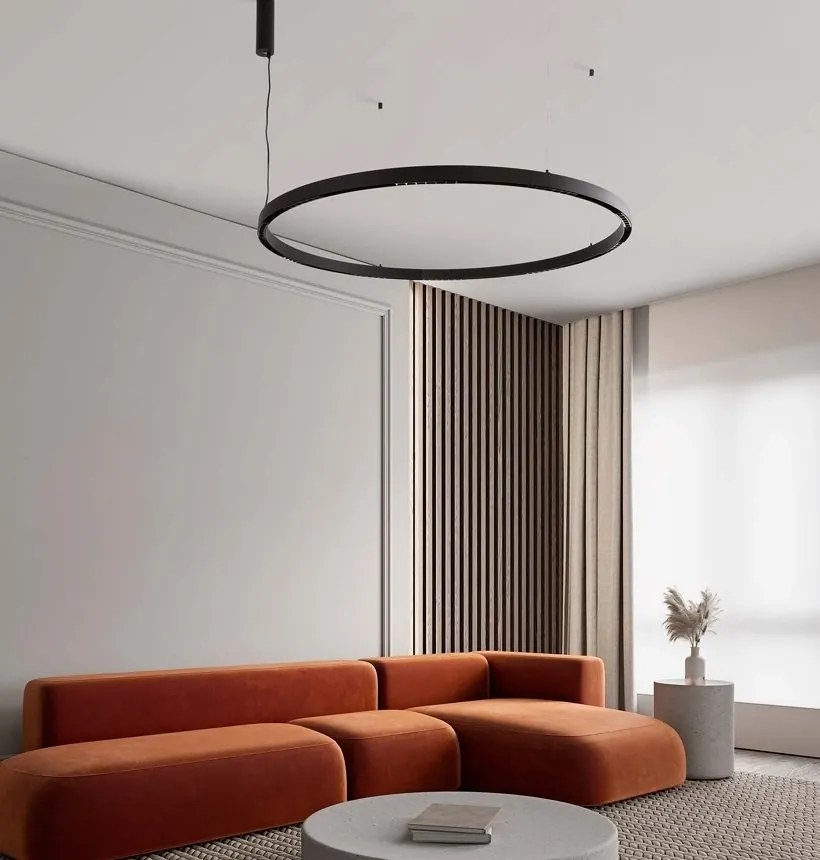 Sistem circular sina magnetica cu iluminat in partea superioara Halo 150cm