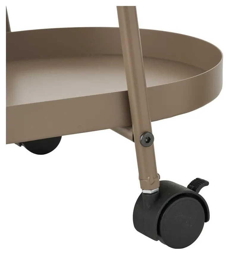 Măsuță de servire cu roți din metal 27,5x60 cm Empoli – House Nordic