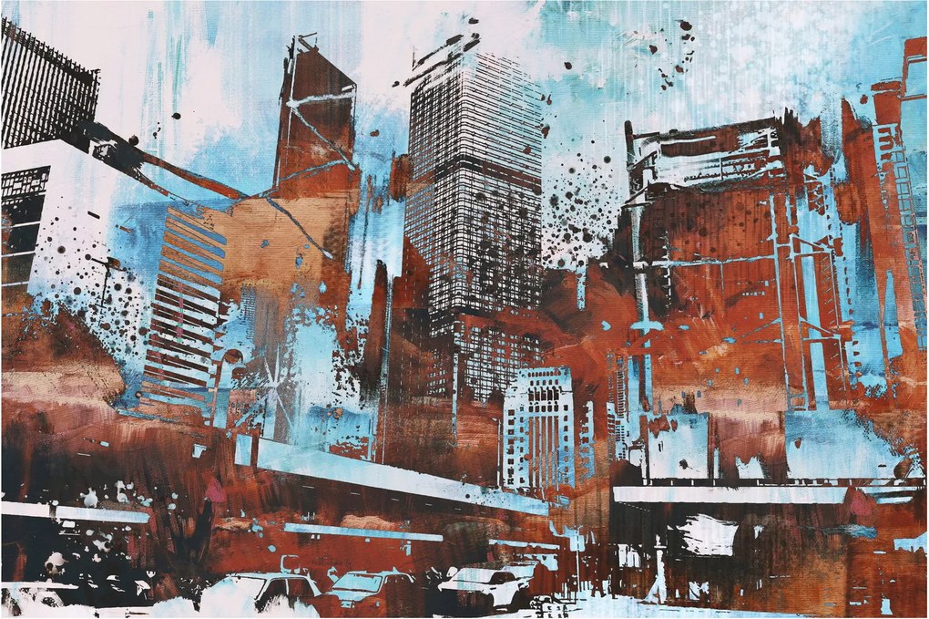 Tablou - Zgârie-nori (90x60 cm)