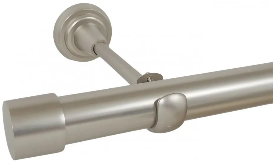 Galerie fara inele DOP/25 - crom mat (Alege marime: 160 cm)
