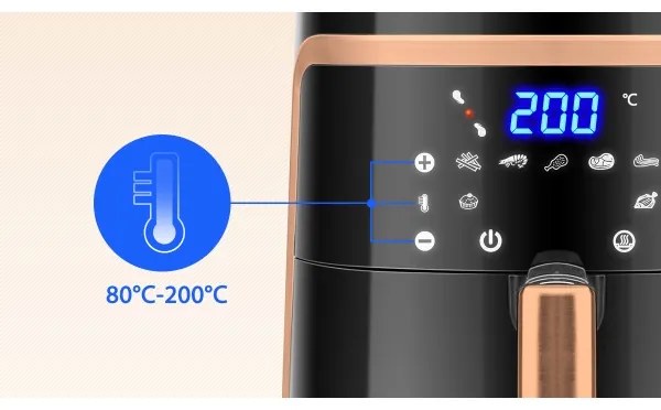 Friteuză cu aer cald Aigostar 7l 1900W/230V