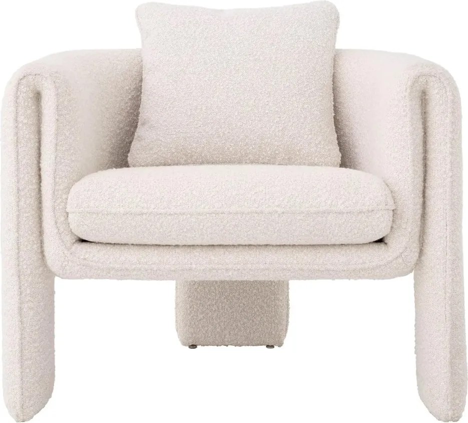 Fotoliu LUX design elegant Toto, Boucle cream