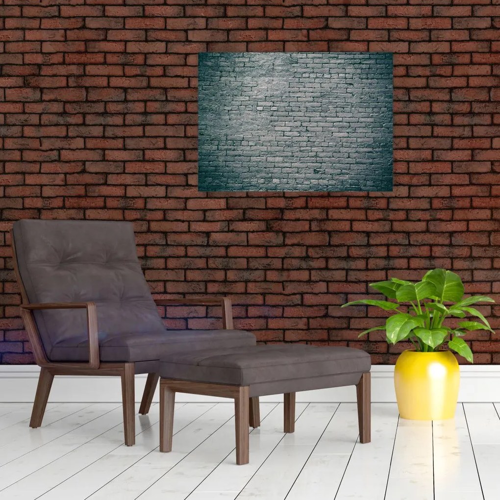 Tabloul cu perete din cărămidă (70x50 cm)