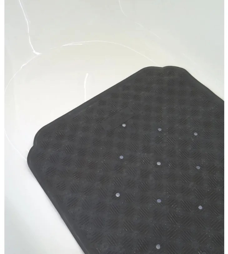 Spirella Suport antiderapant pentru cadă RUBY, griînchis, 70 x 40 cm