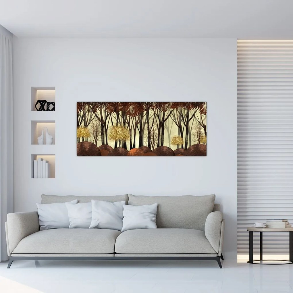 Tablou - Pădure decorativă (120x50 cm)