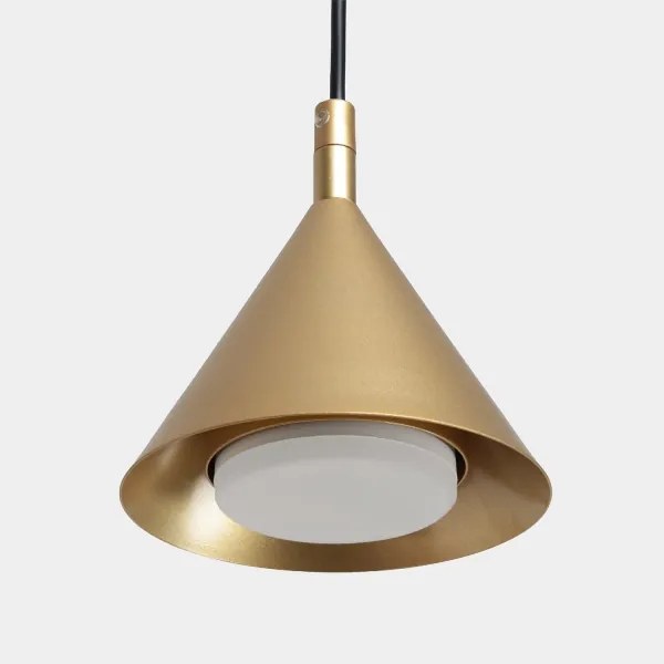 Brilagi - Lampă suspendată pe cablu CONE SINGLE 1xGX53/15W/230V aurie