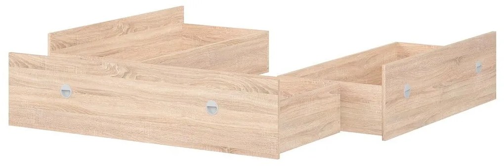 Sertare sub pat Nepo Plus 160 cm (stejar sonoma) (3ks). 1098333