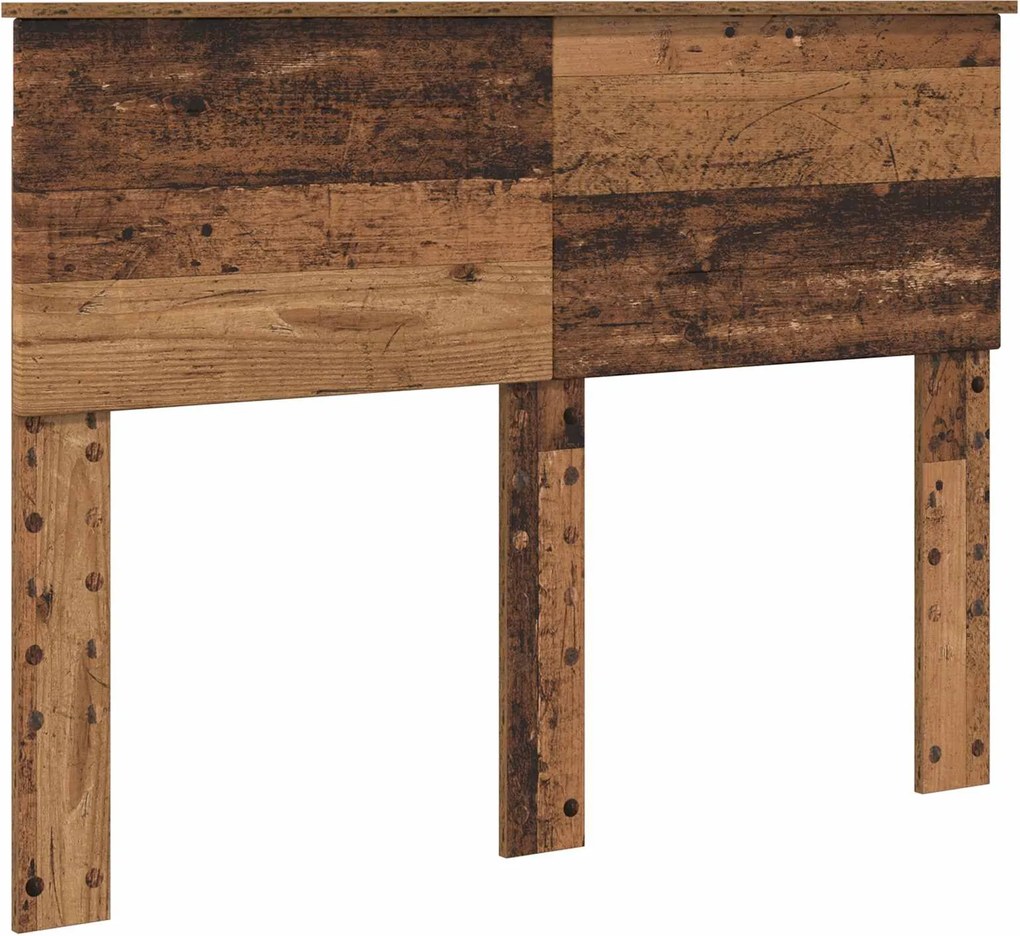 vidaXL Tăblie cap Lemn Vechi 120 cm Lemn compozit