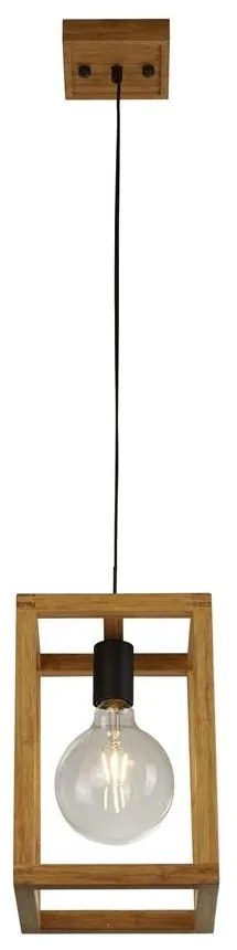 Lustra din lemn design rustic industrial Square