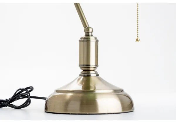 Lampă de masă Brilagi BANK OFFICE 1xE27/60W/230V alamă/verde