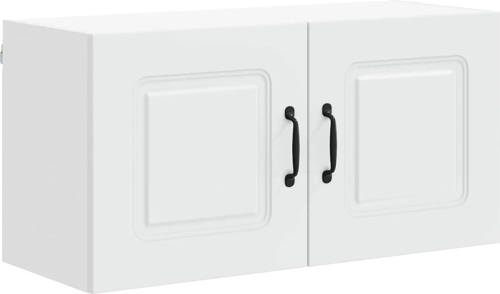 vidaXL Dulap de bucătărie Kalmar Alb 80 x 31 x 40 cm Lemn compozit