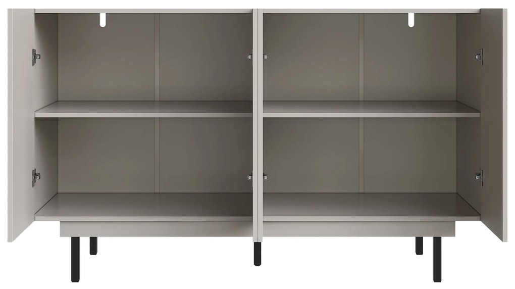 Bufet minimalist pentru sufragerie, Gri | Aosom Romania