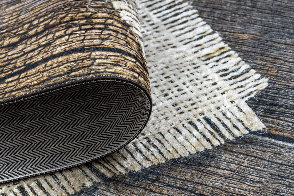 ANDRE 29040 covor lavabil Condimente, bucatarie, anti-alunecare - maro / bej